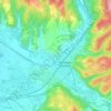 Capraia Fiorentina topographic map, elevation, terrain
