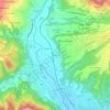 Mologno topographic map, elevation, terrain