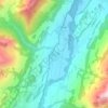 Albeuve topographic map, elevation, terrain