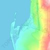 Walvis Bay topographic map, elevation, terrain