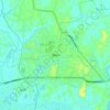 Purbachal topographic map, elevation, terrain