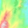 Résurgence topographic map, elevation, terrain