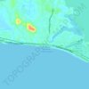 Habaraduwa topographic map, elevation, terrain