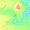 Wailua Falls topographic map, elevation, terrain