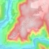 Le Cade topographic map, elevation, terrain