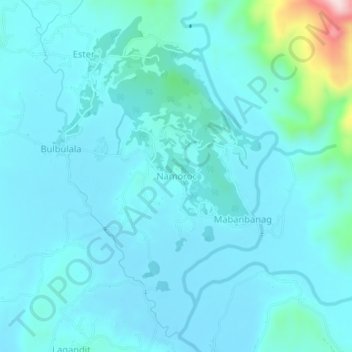 Namoroc topographic map, elevation, terrain