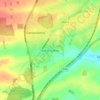 Great Oakley topographic map, elevation, terrain