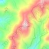 Rich Mountain topographic map, elevation, terrain