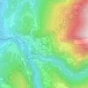 Costa topographic map, elevation, terrain