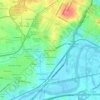 Cleland Heights topographic map, elevation, terrain