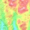 Mitchelland topographic map, elevation, terrain