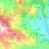 Purānkot topographic map, elevation, terrain