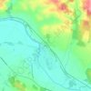 Brazis topographic map, elevation, terrain