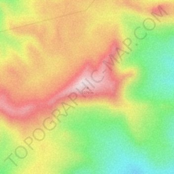 Ксудач topographic map, elevation, terrain