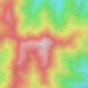 Newton Bald topographic map, elevation, terrain