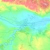 Eskisehir topographic map, elevation, terrain