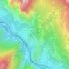 Mollard Durand topographic map, elevation, terrain