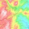 Gandarela de Basto topographic map, elevation, terrain