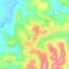 Genet topographic map, elevation, terrain