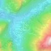 Passy topographic map, elevation, terrain