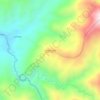 Santa Lucia topographic map, elevation, terrain