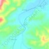 Cañaveral topographic map, elevation, terrain
