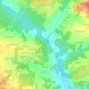 Vinet topographic map, elevation, terrain