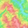 Les Corres topographic map, elevation, terrain