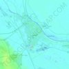 Basra topographic map, elevation, terrain