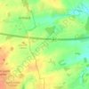Sevington topographic map, elevation, terrain
