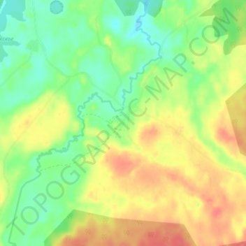Вотолино topographic map, elevation, terrain