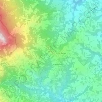 Vestea topographic map, elevation, terrain