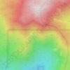 Strawberry Cienaga topographic map, elevation, terrain