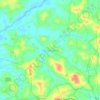 Thiruvaniyoor topographic map, elevation, terrain