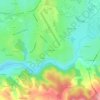 Les Aygades topographic map, elevation, terrain