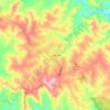 Lusikisiki topographic map, elevation, terrain