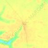 Yonge topographic map, elevation, terrain
