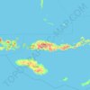 East Nusa Tenggara topographic map, elevation, terrain