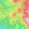 Monte Orecchiella topographic map, elevation, terrain