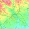 Cirencester topographic map, elevation, terrain