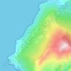 Canari topographic map, elevation, terrain