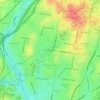 Southhampton topographic map, elevation, terrain