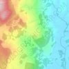 Raven's Barrow topographic map, elevation, terrain