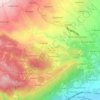 Pasekan topographic map, elevation, terrain