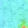 Kampung Jana Sambungan topographic map, elevation, terrain