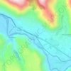 Pucruto topographic map, elevation, terrain