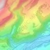 Le Mont de Couvet topographic map, elevation, terrain