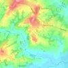 Sandhurst Cross topographic map, elevation, terrain