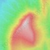 Black Bear Ridge topographic map, elevation, terrain