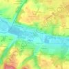 Le Château topographic map, elevation, terrain